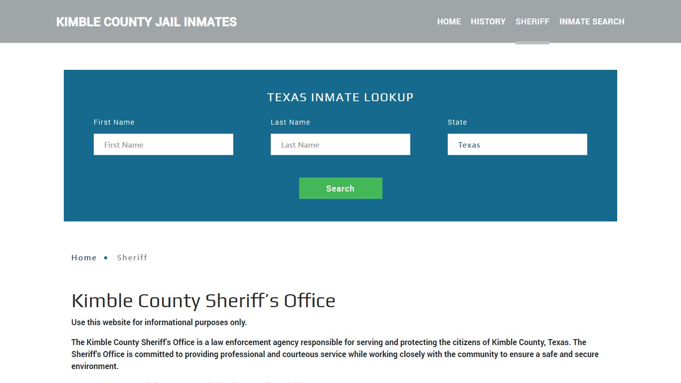 Kimble County Sheriff, TX Arrest Warrant Lookup